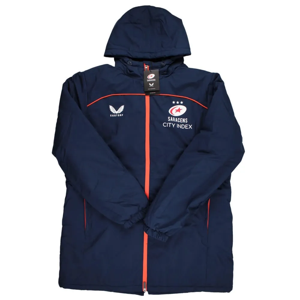 2022-2023 Saracens Sideline Jacket (Navy)