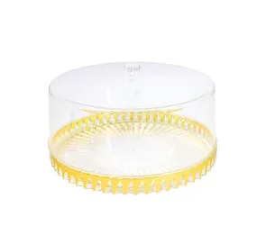 Acrylic Food Plate and Cake Plate with Dome