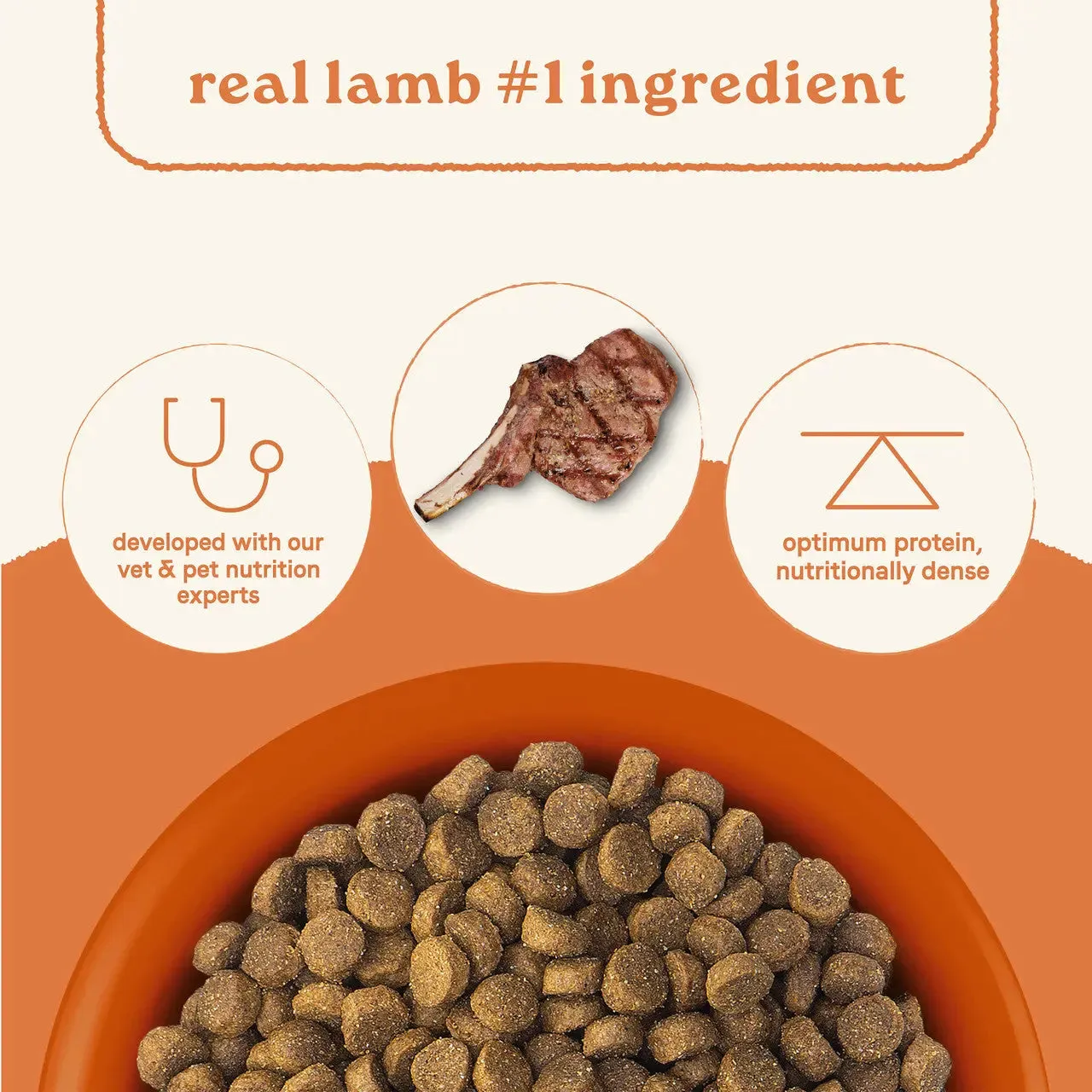 All Life Stages Dry Dog Food, Real Lamb & Ancient Grains Recipe