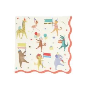 Animal Parade Large Napkins