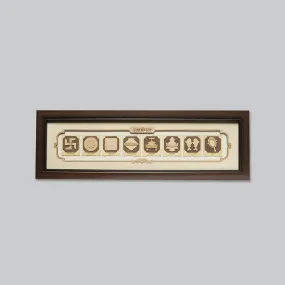 Ashtamangal Wood Art Frame 6 in x 19 in