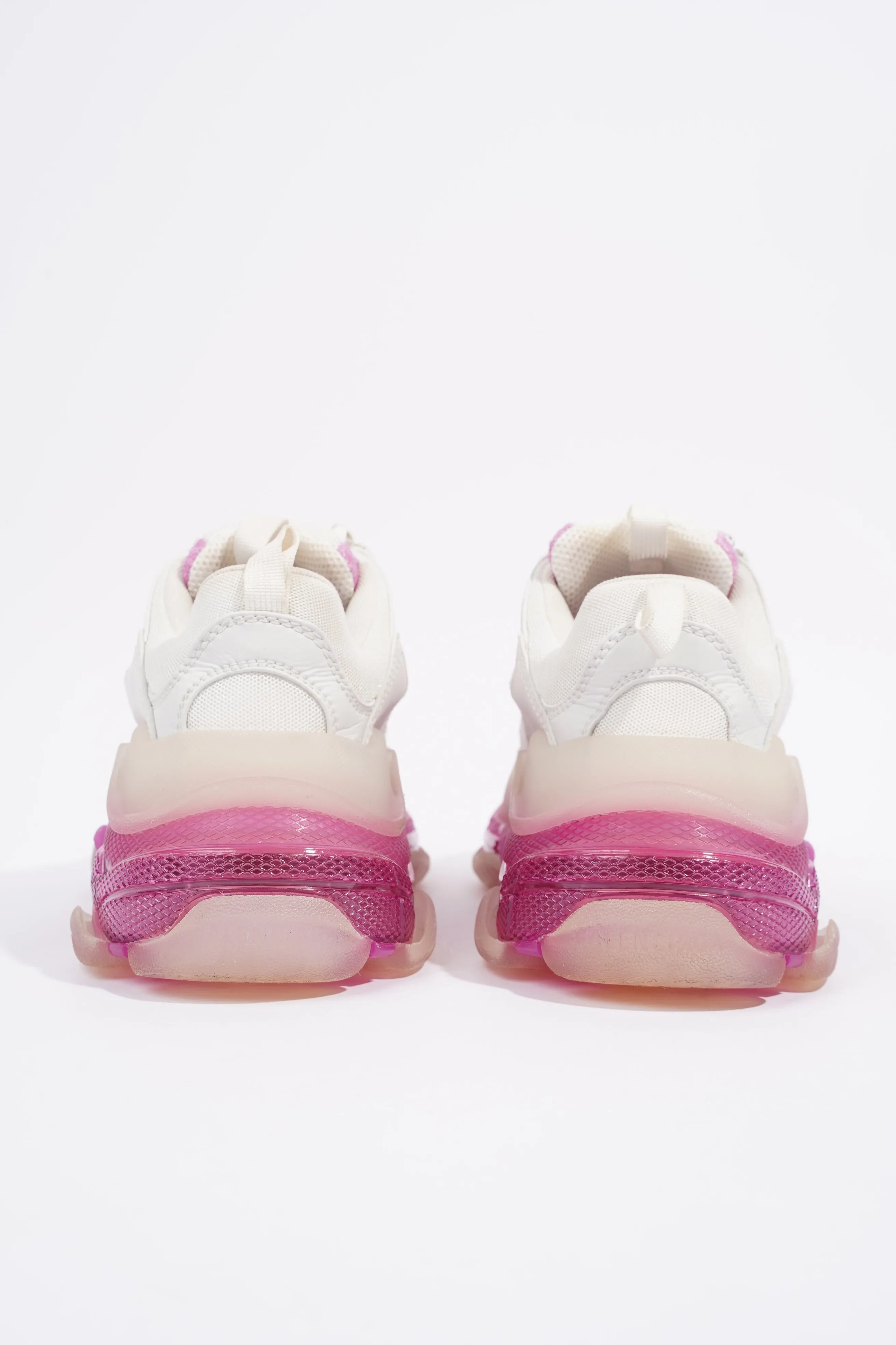 Balenciaga Triple S Clear Sole White / Pink Mesh EU 37 UK 4