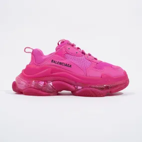 Balenciaga Triple S Pink / Clear Sole EU 37 / UK 4