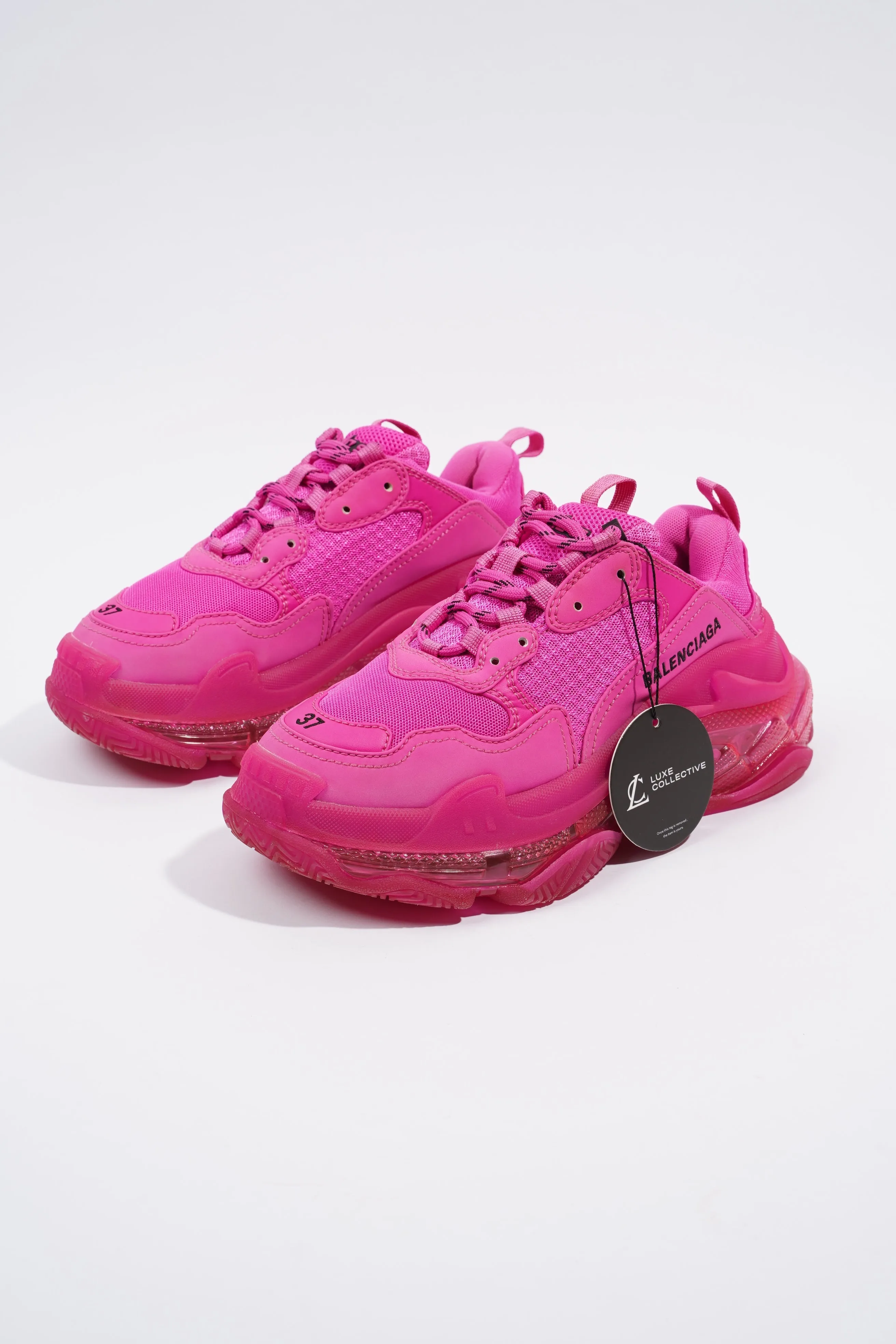 Balenciaga Triple S Pink / Clear Sole EU 37 / UK 4