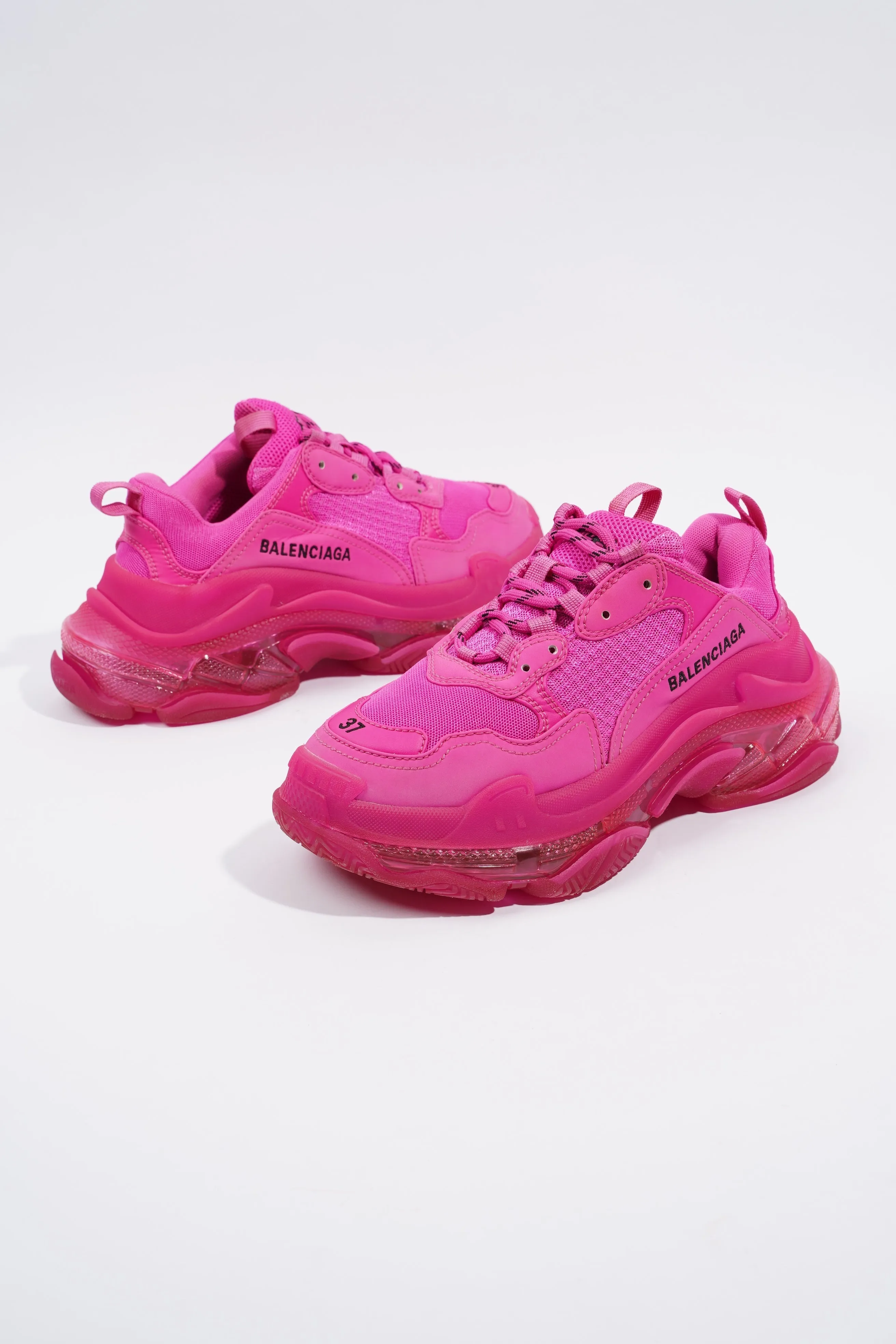 Balenciaga Triple S Pink / Clear Sole EU 37 / UK 4