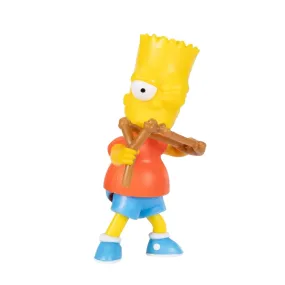 Bart w/ Slingshot- The Simpsons 2.5" Figure Wave 2 by Jakks Pacific