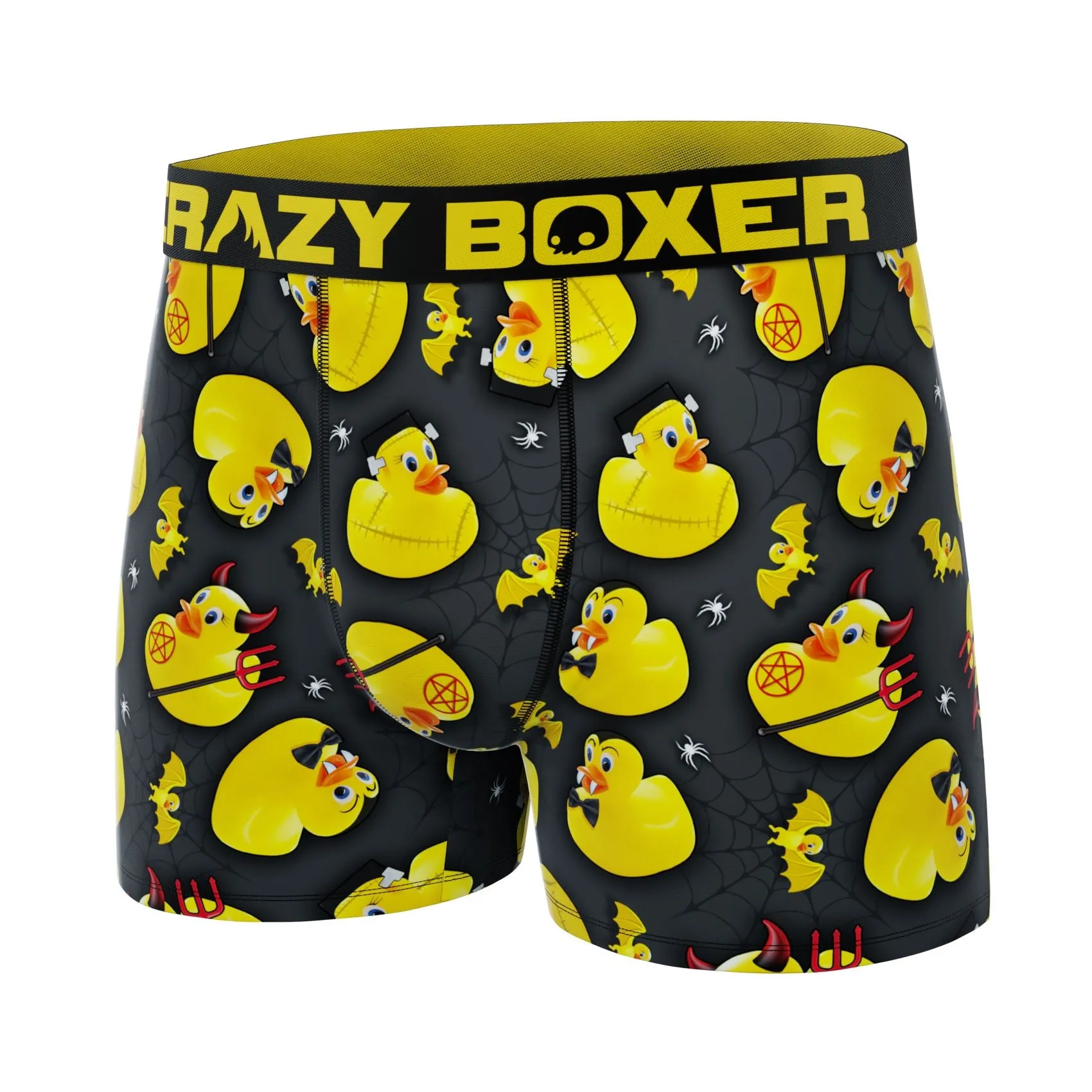 CRAZYBOXER Halloween Duck Men's Boxer Briefs