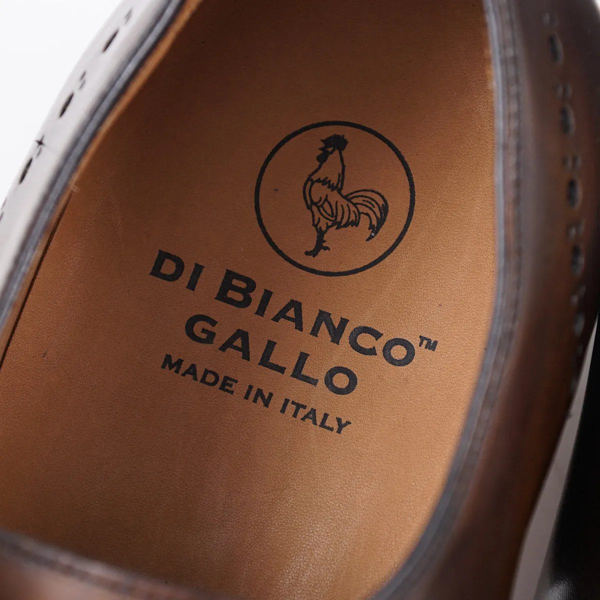 di Bianco Antiqued Leather Wholecut