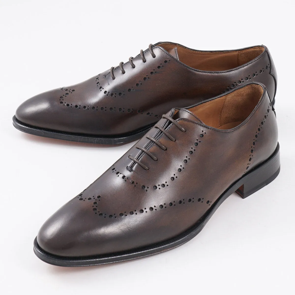 di Bianco Antiqued Leather Wholecut