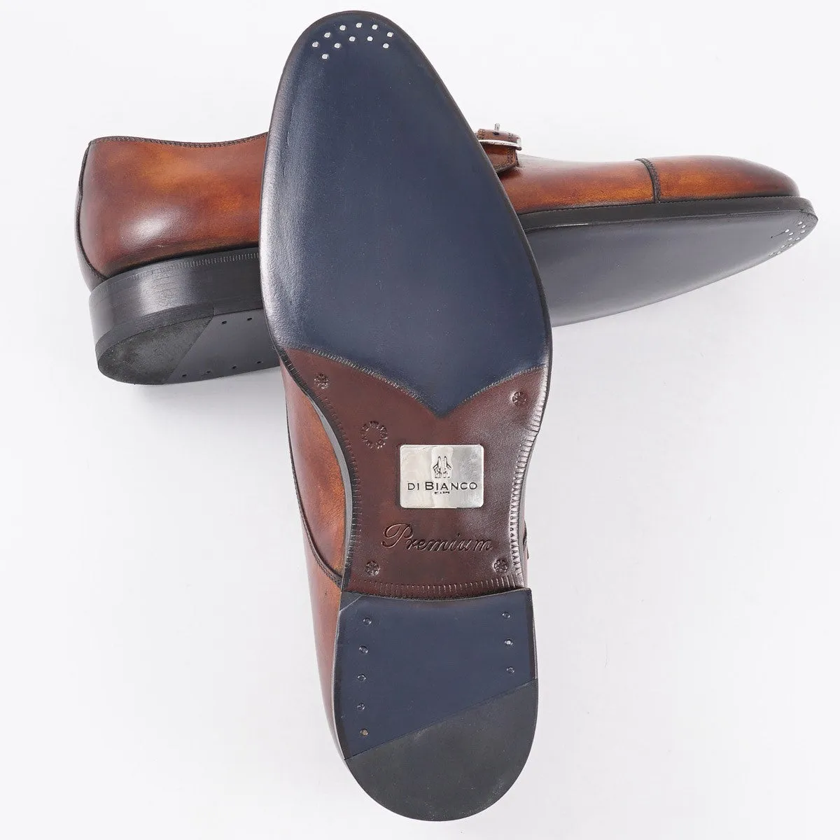 di Bianco Museum Calf Double Monk Strap