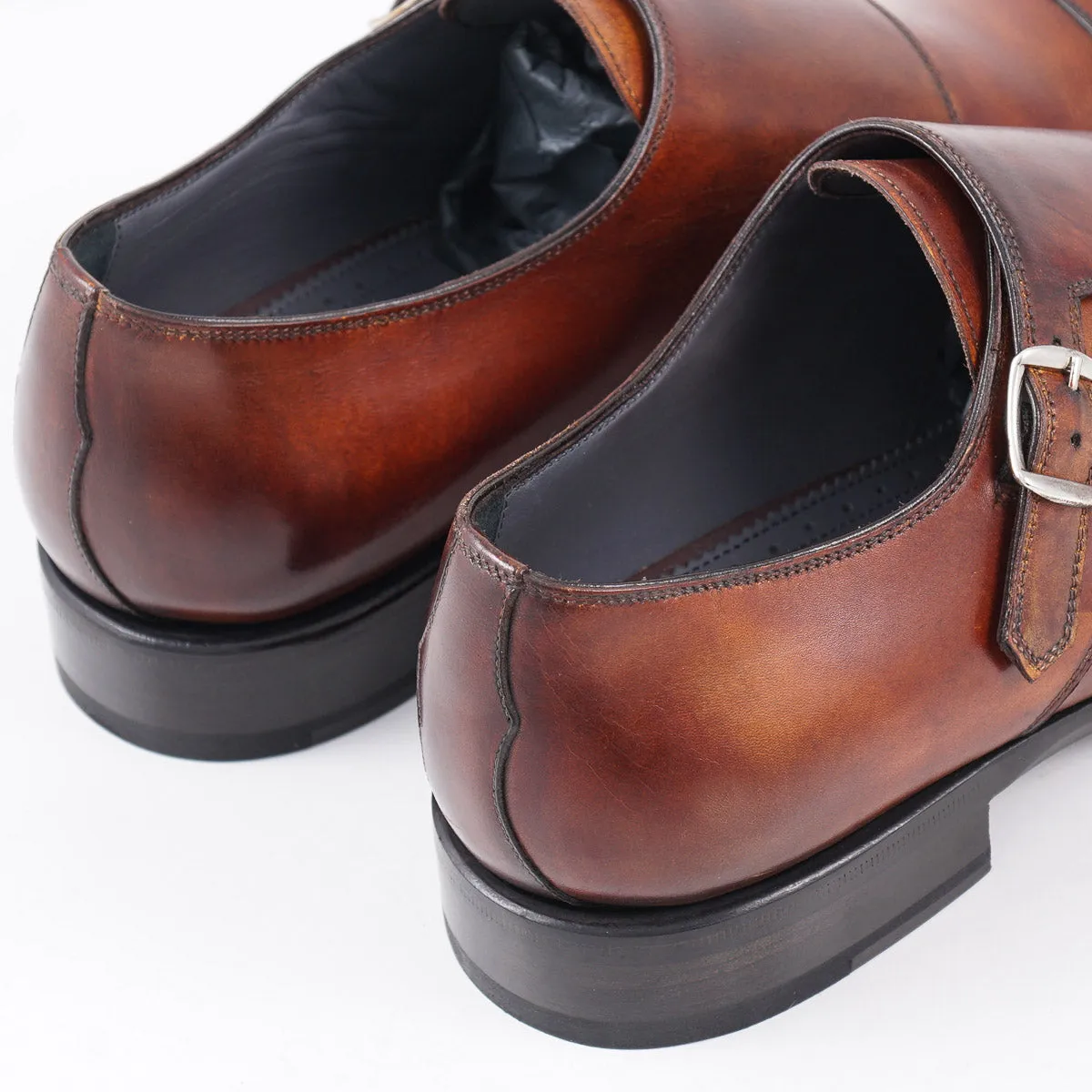 di Bianco Museum Calf Double Monk Strap