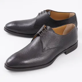 di Bianco Pebble Grained Leather Derby