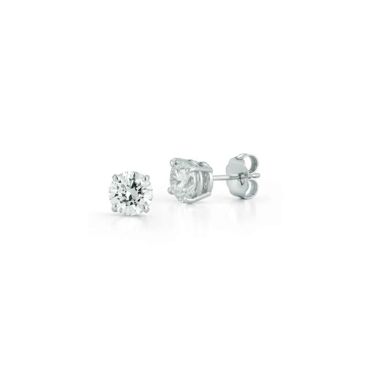 DRD Diamond Solitaire Studs 1.80 Ct. Total Weight