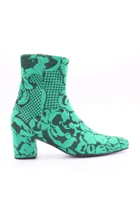 GREEN EMBROIDERED BOOT QUINT