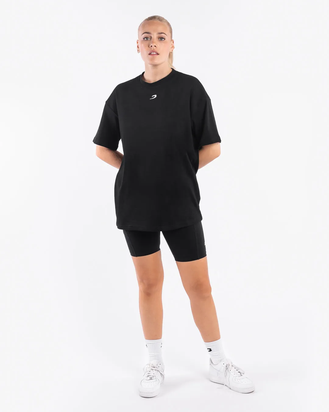 Johnson Oversized Strike T-Shirt - Black