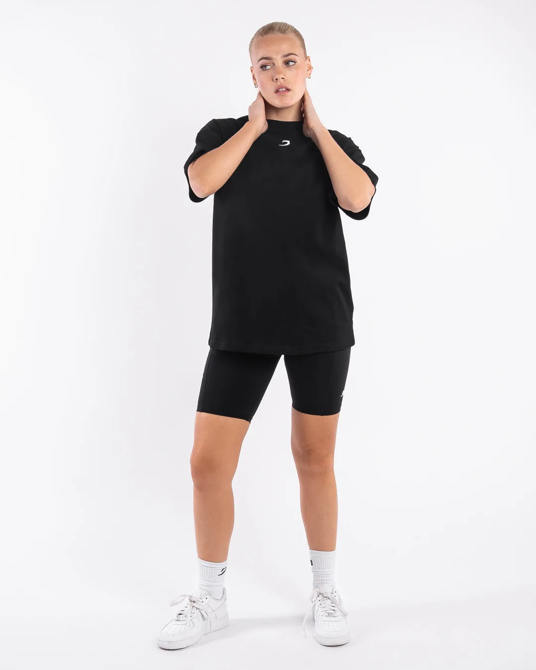 Johnson Oversized Strike T-Shirt - Black