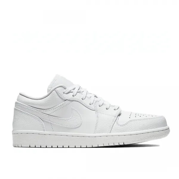 JORDAN 1 LOW TRIPLE WHITE (GS)