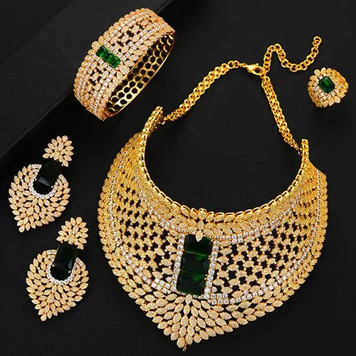 Luxury Chokers 4PC  Jewelry Sets