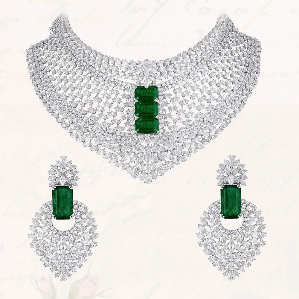 Luxury Chokers 4PC  Jewelry Sets