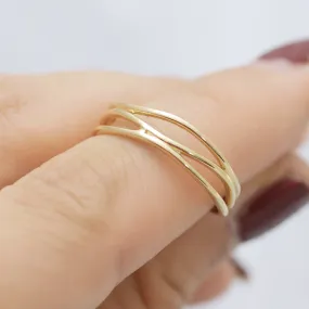 Multi wave Ring - 14K/ 18K Gold