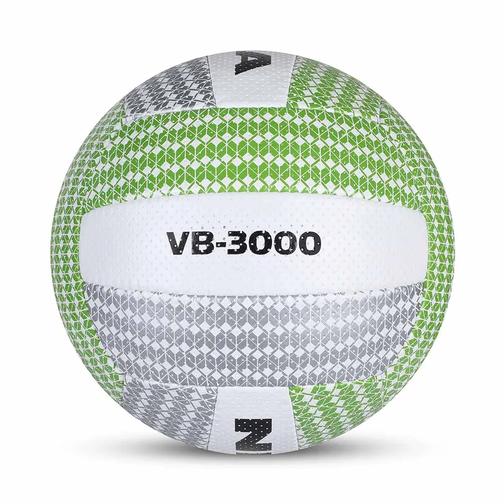 Nivia VB-5000 Volleyball (White/Green) Size - 4