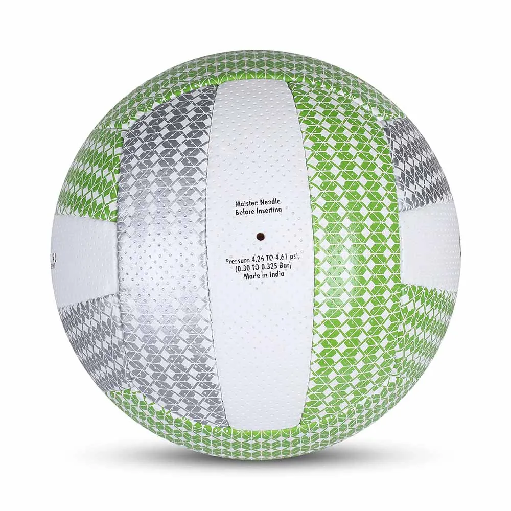 Nivia VB-5000 Volleyball (White/Green) Size - 4