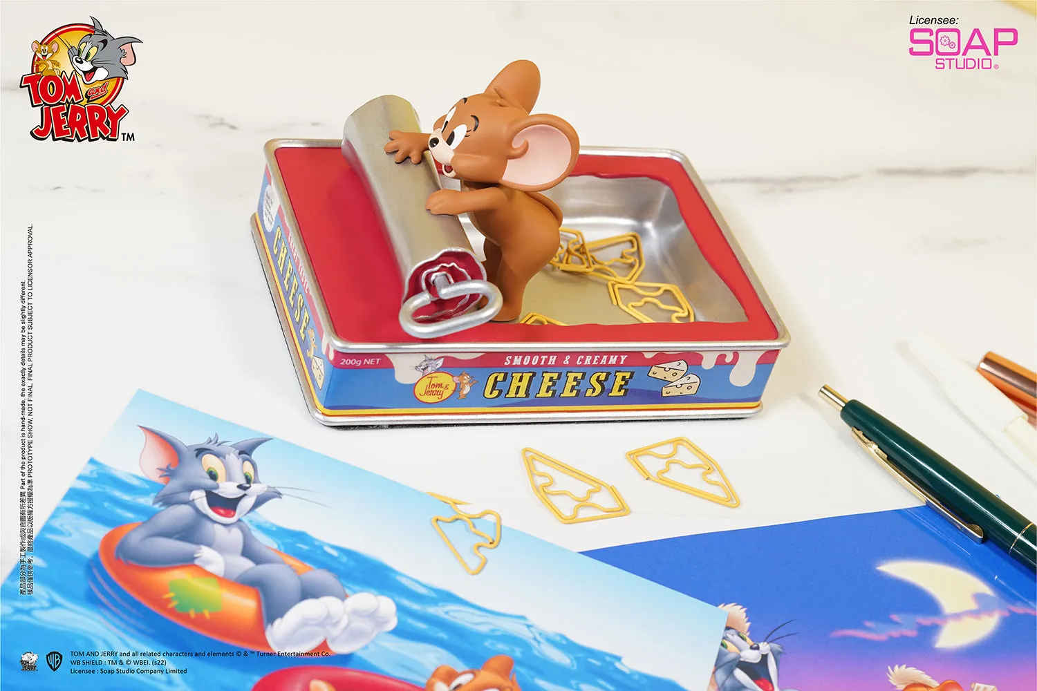 Soap Studio CA238 Tom and Jerry - Canned Jerry Paperclip Holder