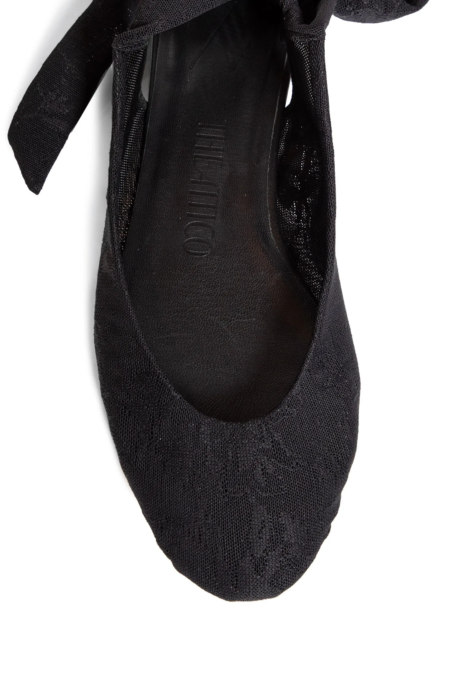 THE ATTICO WOMAN BLACK FLATS