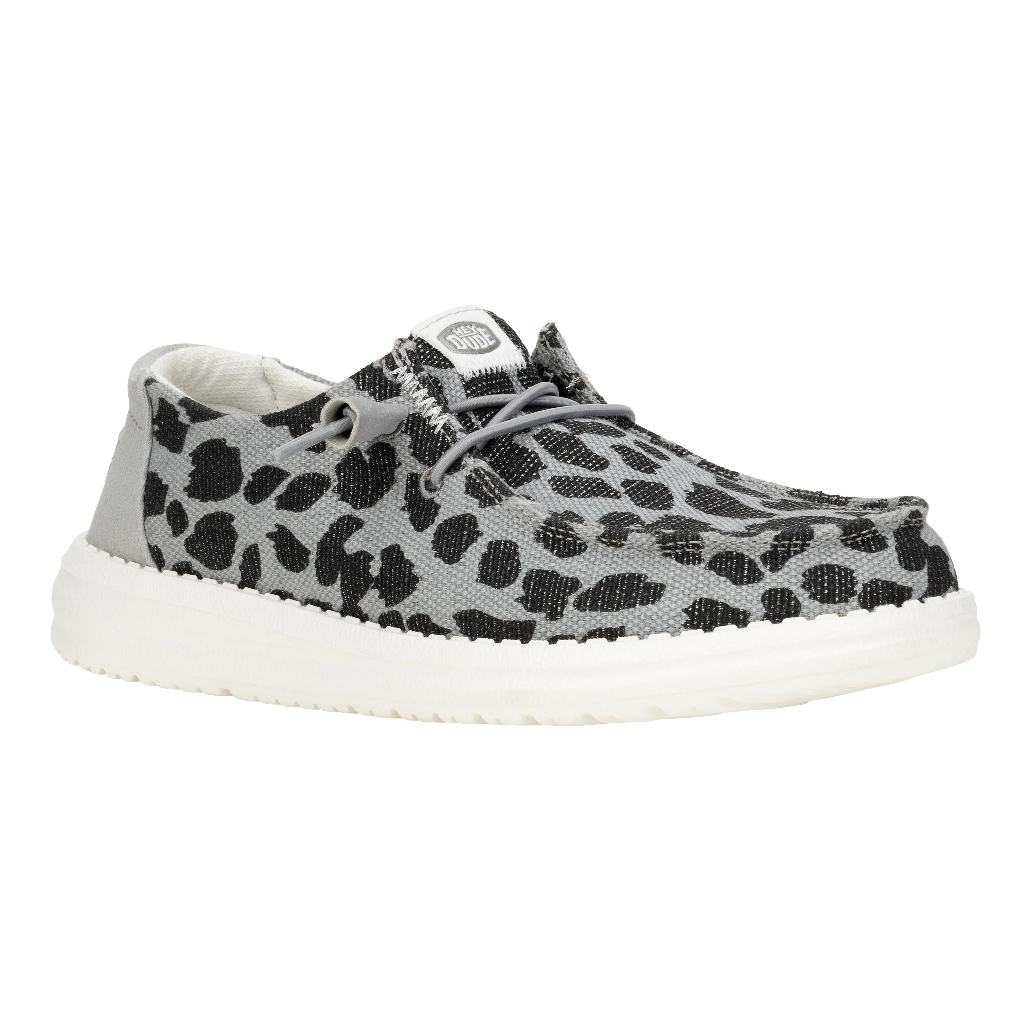 Wendy Leopard Sparkle  - Black/Grey