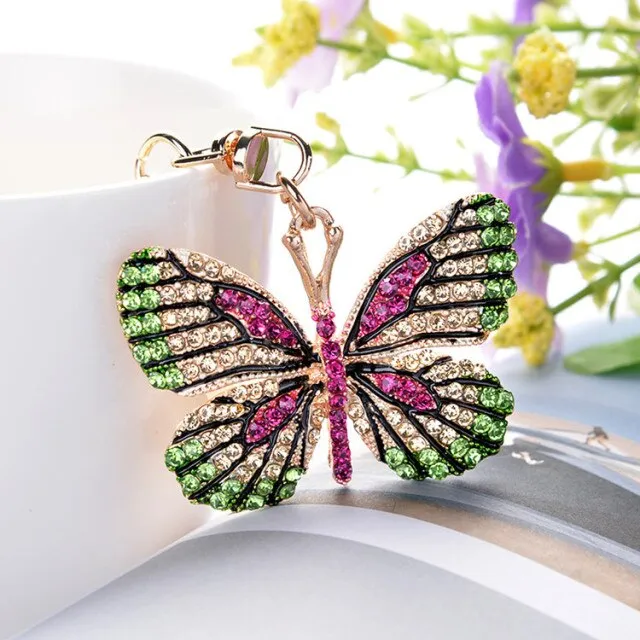 Wild Glowing Butterfly Keychain