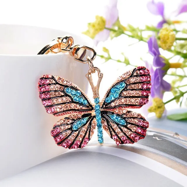 Wild Glowing Butterfly Keychain